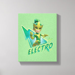 Spidey and his Amazing Friends Electro Canvas Print