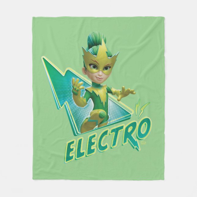 Spidey and his Amazing Friends Electro Fleece Blanket (Front)