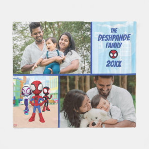 Spidey and His Amazing Friends Family Photo Fleece Blanket