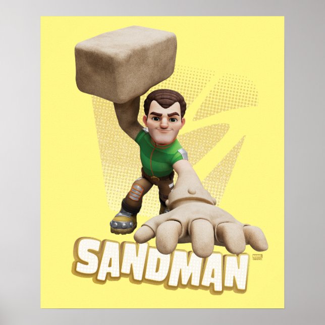 Spidey and his Amazing Friends Sandman Poster (Front)