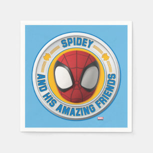 Spidey and his Amazing Friends Spidey Badge Napkin