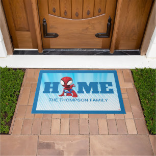 Spidey and His Amazing Friends   Spidey Pose Doormat