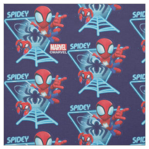 Spidey and TRACE-E Glow Webs Glow Fabric