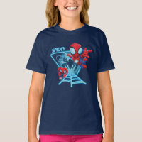 Spidey and TRACE-E Glow Webs Glow