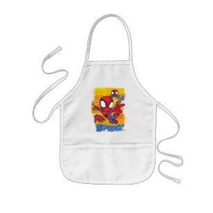 Spidey and TRACE-E Spidey Swing City Sketch Kids Apron