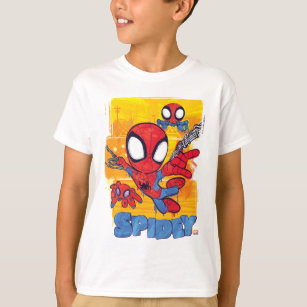 Spidey and TRACE-E Spidey Swing City Sketch T-Shirt