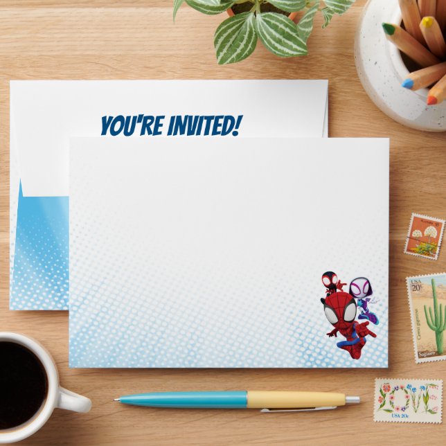 Spidey Birthday Envelope (Desk)