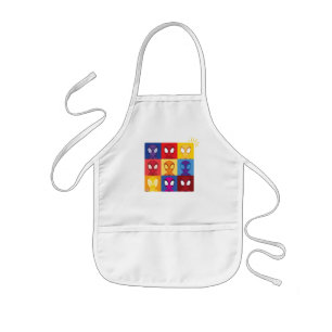 Spidey Colour Block Pattern Spidey-Sense Kids Apron