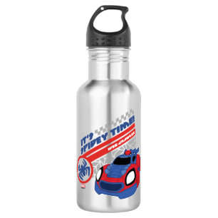 Spidey Driving His Web-Crawler 532 Ml Water Bottle