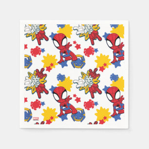 Spidey "Go-Webs,-Go!" Pattern Napkin