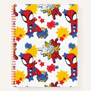 Spidey "Go-Webs,-Go!" Pattern Notebook