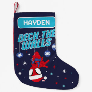 Spidey Holiday Deck The Walls Small Christmas Stocking