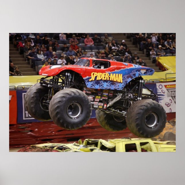 Spidey Monster Truck Print (Front)