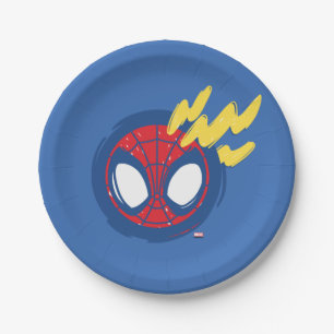 Spidey-Sense Doodle Paper Plate