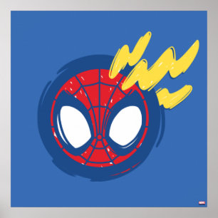 Spidey-Sense Doodle Poster