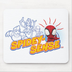 Spidey-Sense Outline Graphic Mouse Pad