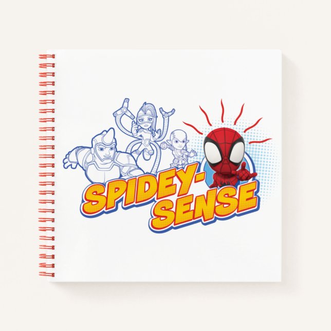 Spidey-Sense Outline Graphic Notebook (Front)