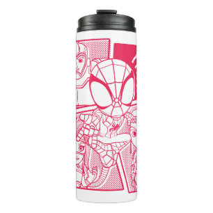 Spidey-Sense Villain Comic Graphic Thermal Tumbler