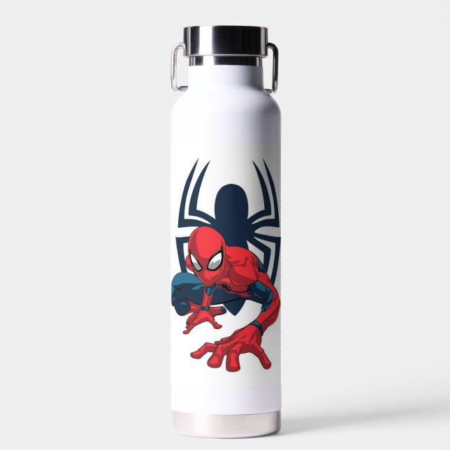 "Spidey Sipper Marvel" Water Bottle (Front)