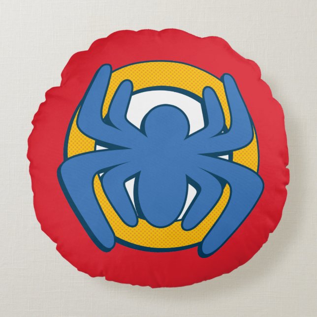 Spidey Spider Logo Round Pillow (Front)