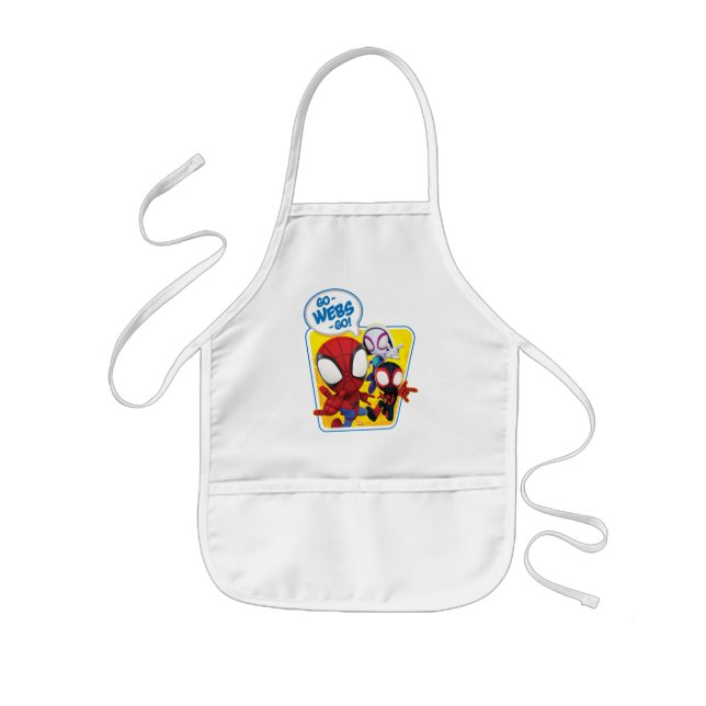 Spidey Team: Go-Webs-Go! Kids Apron (Front)