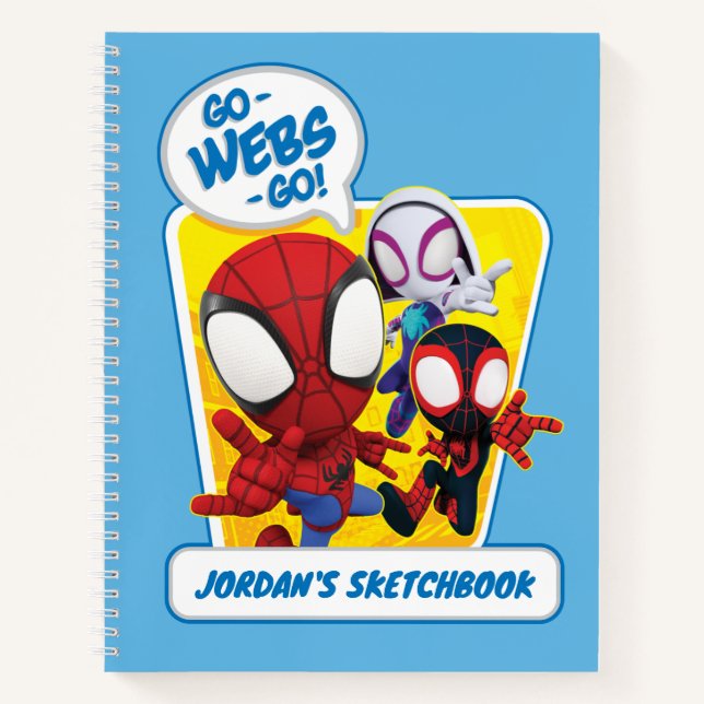 Spidey Team: Go-Webs-Go! Notebook (Front)