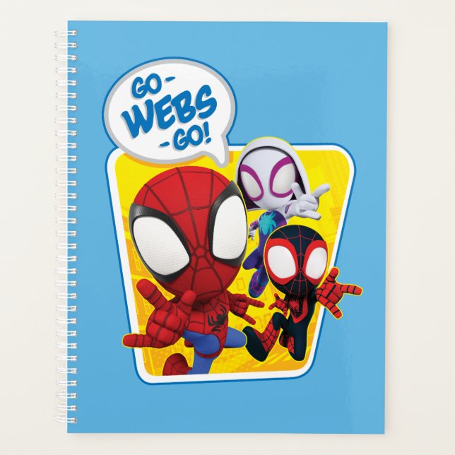 Spidey Team: Go-Webs-Go! Planner (Front)