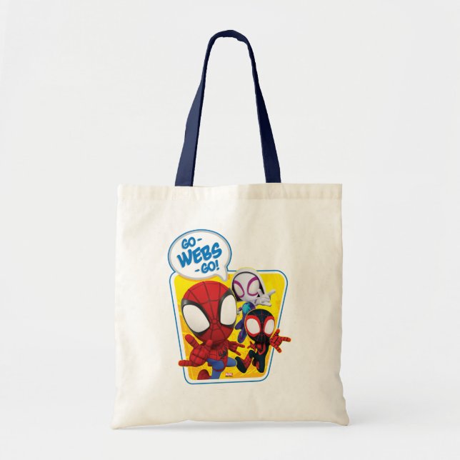 Spidey Team: Go-Webs-Go! Tote Bag (Front)
