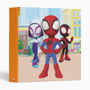 Spidey Team In Town Binder