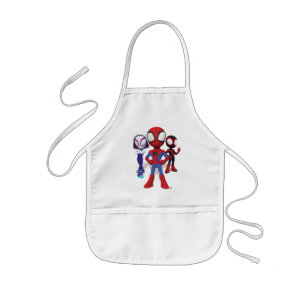 Spidey Team In Town Kids Apron