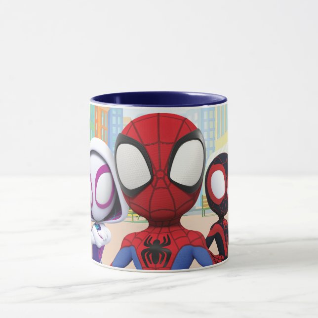 Spidey Team In Town Mug (Center)