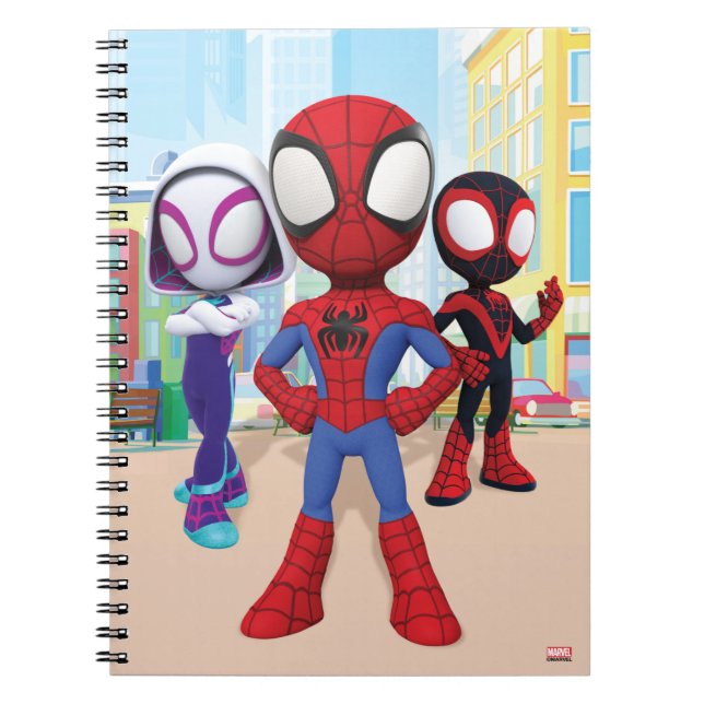 Spidey Team In Town Notebook (Front)