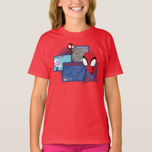 Spidey Team Racing Cars T-Shirt