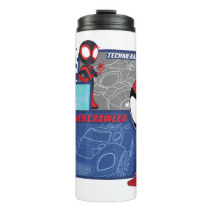 Spidey Team Racing Cars Thermal Tumbler