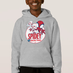 Spidey Team Red & White Circle Badge