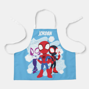 Spidey Team Web Graphic Apron