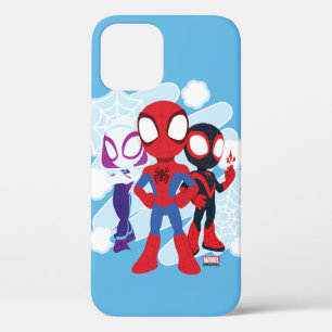 Spidey Team Web Graphic iPhone 12 Case