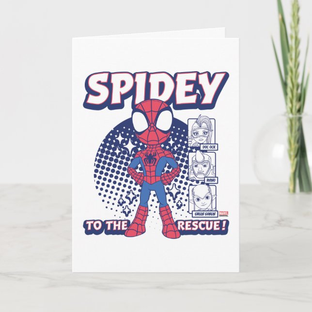 Spidey To The Rescue! Graphic Card (Front)