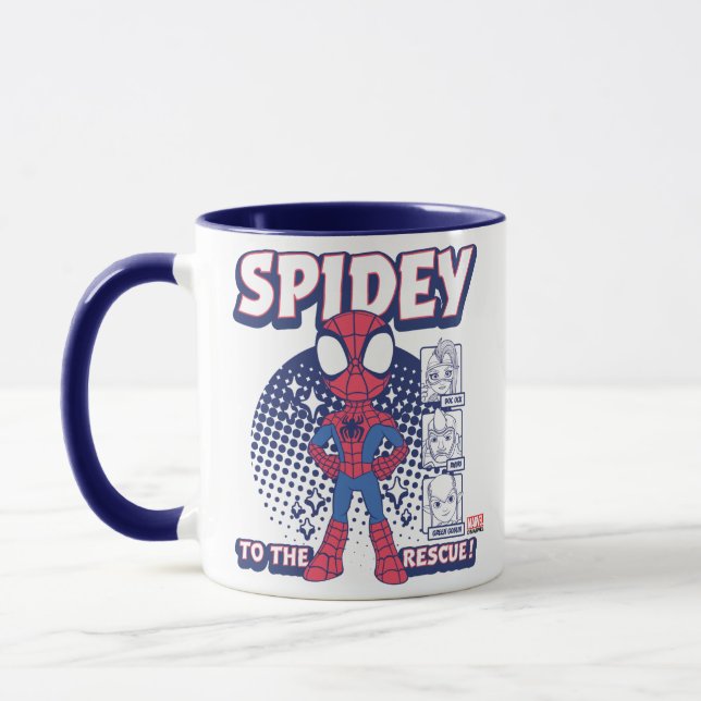 Spidey To The Rescue! Graphic Mug (Left)