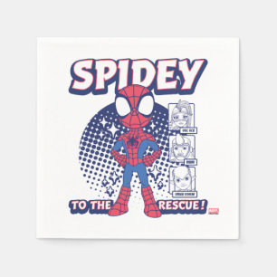 Spidey To The Rescue! Graphic Napkin