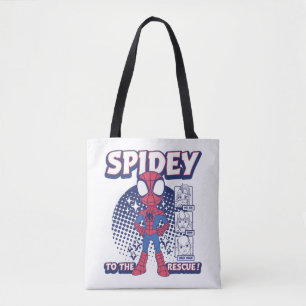 Spidey To The Rescue! Graphic Tote Bag