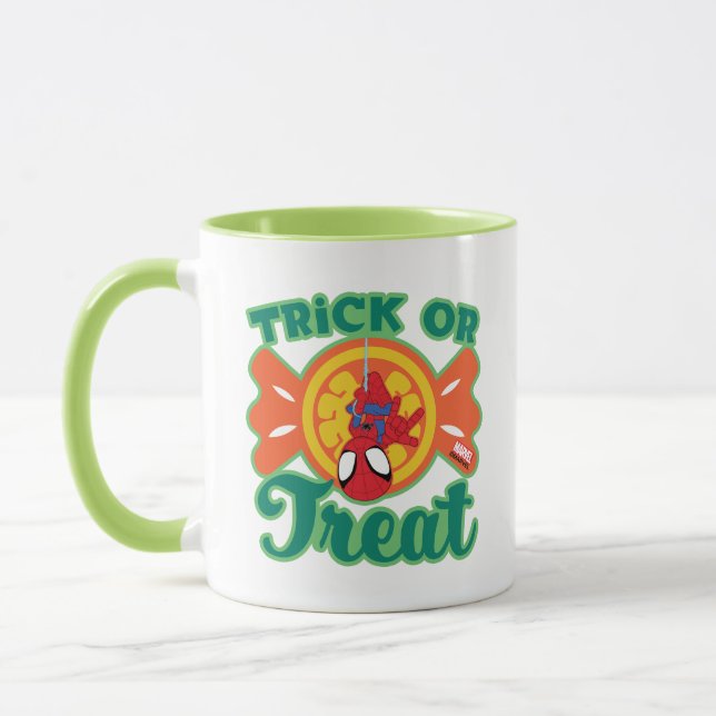 Spidey Trick or Treat Mug (Left)