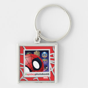 #spideyphotobomb Spider-Man Emoji Keychain