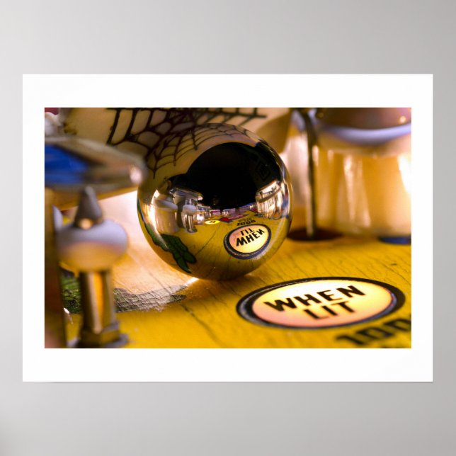 Spidy Spin pinball poster (Front)