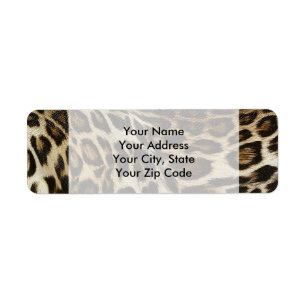 Spiffy Leopard Spots Leather Grain Look