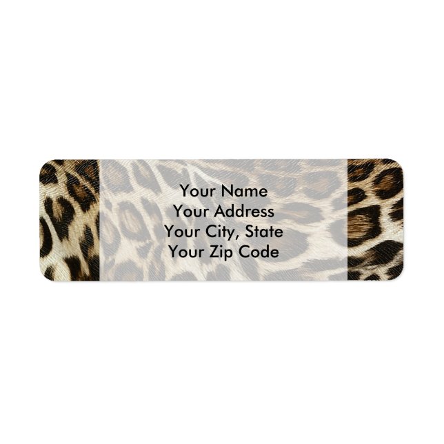 Spiffy Leopard Spots Leather Grain Look (Front)