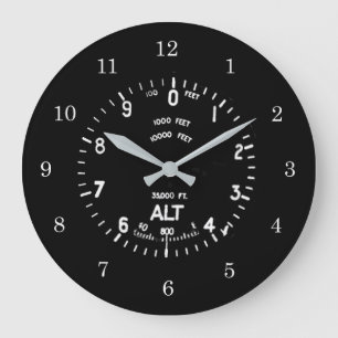 Spifire Altimeter Clock