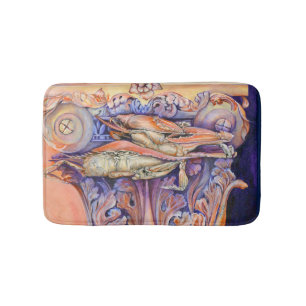 Spike and Curly Playing Tag Bath Mat