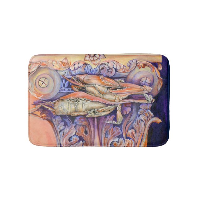 Spike and Curly Playing Tag Bath Mat (Front)