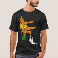 Spike Cartoon Bowling Dinosaur Bowlers Graphic